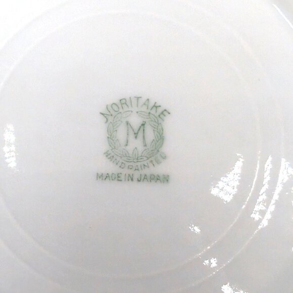 Noritake M Saucer LOT OF 6 Roses Gold Encrusted N224 5.25" JAPAN - Picture 4 of 10